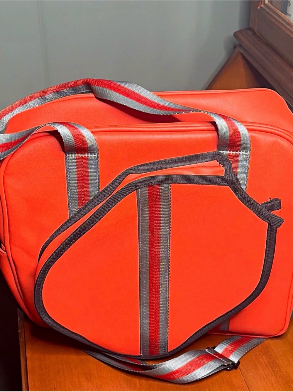 Karoldeare Orang Retro Pickleball Bag